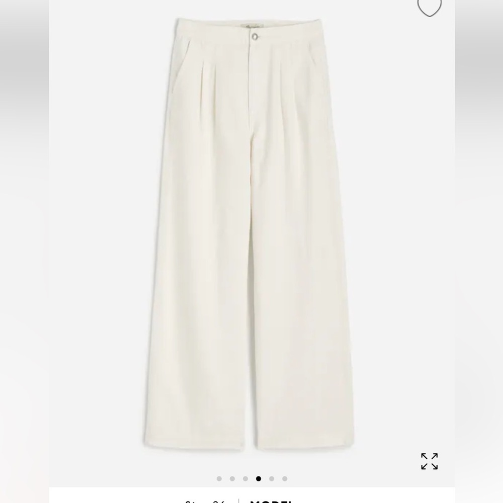 Madewell the Harlow Wide-Leg Jean size 27